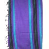 Himalayan Yak Wool Winter Shawl - Purple Stripe