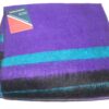 Himalayan Yak Wool Winter Shawl - Purple Stripe