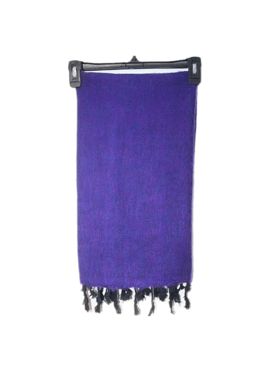 Himalayan Yak Wool Winter Shawl - Purple