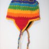 Multicolor Woolen Hat & Mitten Set