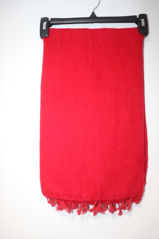 Himalayan Yak Wool Winter Shawl – Red