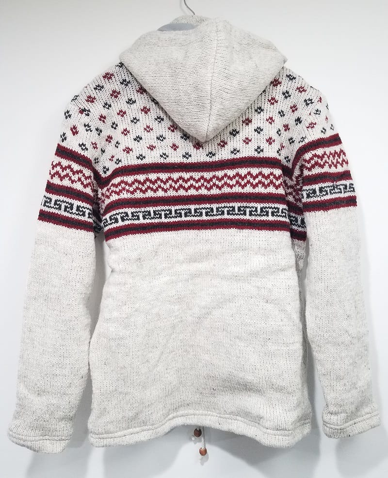 Wool blend with fleece lined unisex jacket