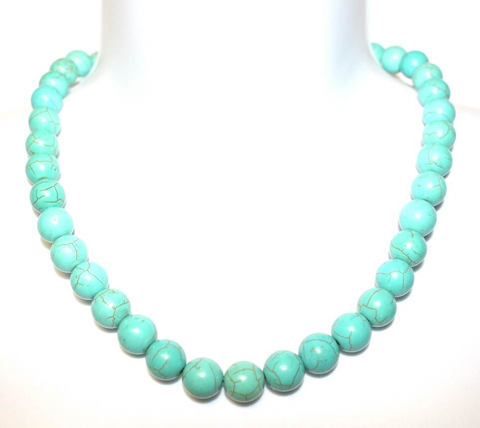 Tibetan Turquoise women necklace - Lobster lock