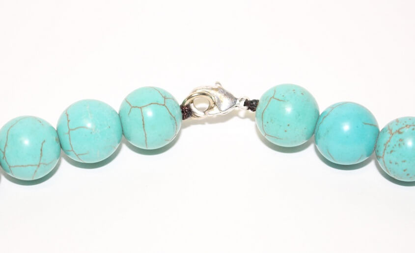 Tibetan Turquoise women necklace - Lobster lock