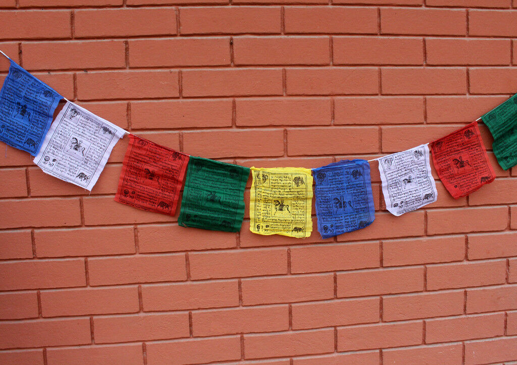 Tibetan Buddhist Prayer Flags - 150 inches