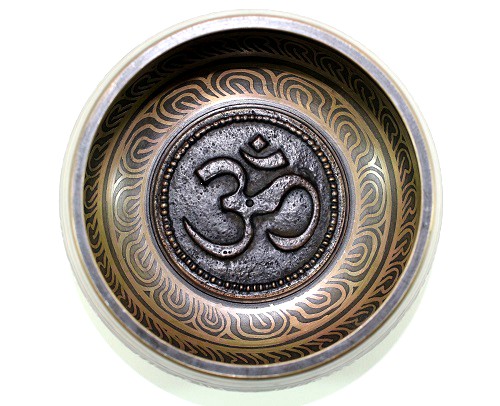 Himalayan singing bowl Bronze set with wooden striker